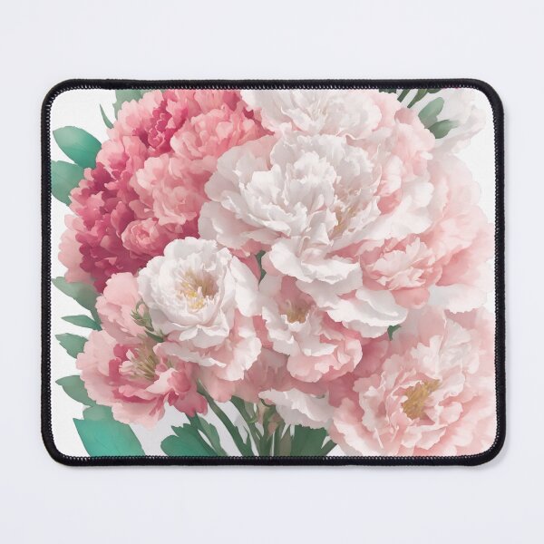 Item preview, Charming Carnation Bouquet Sticker: Pastel Fantasy in 3D Vector Art (127) designed and sold by WASjourney.