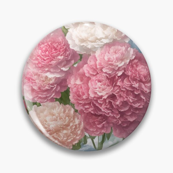 Item preview, Pastel Fantasy Carnation Bouquet Sticker: Charming 3D Vector Art (128) designed and sold by WASjourney.