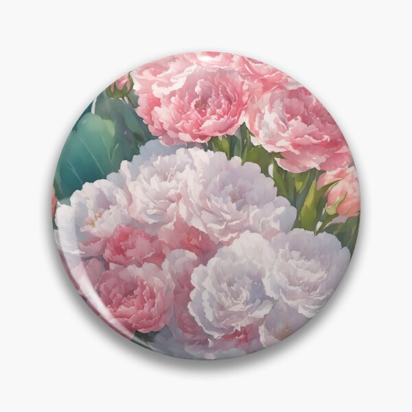 Item preview, Pastel Fantasy Carnation Bouquet Sticker: Enchanting 3D Vector Artistry (129) designed and sold by WASjourney.