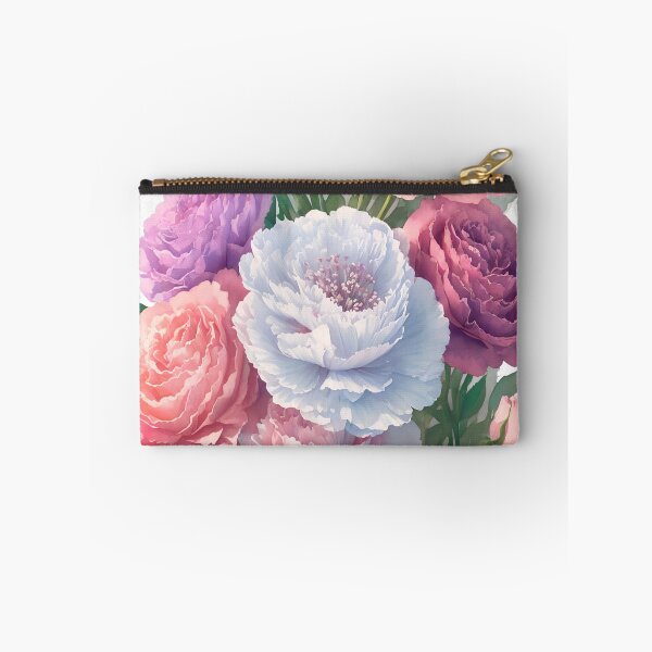 Item preview, Whimsical Carnation Bouquet Sticker: Charming 3D Vector Art (130) designed and sold by WASjourney.