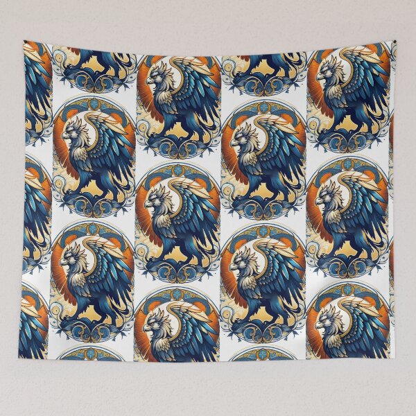 Item preview,  "Majestic Griffin Mythology Illustration" designed and sold by ArtistKunal123.