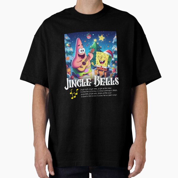 Spongebob Christmas Jingle Bells T-shirt oversize