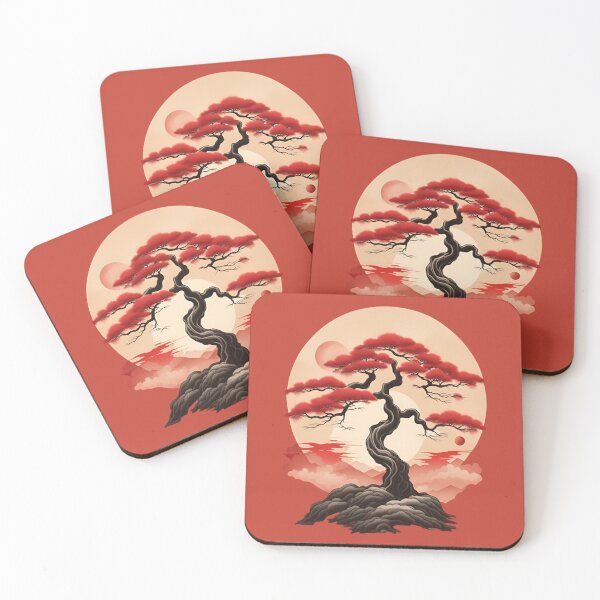 Item preview, red bonsai designed and sold by Hemlawit.