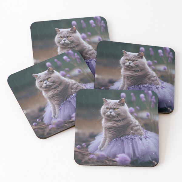 Item preview, British Shorthair In A Tutu Dress designed and sold by Nocturne  Paws.