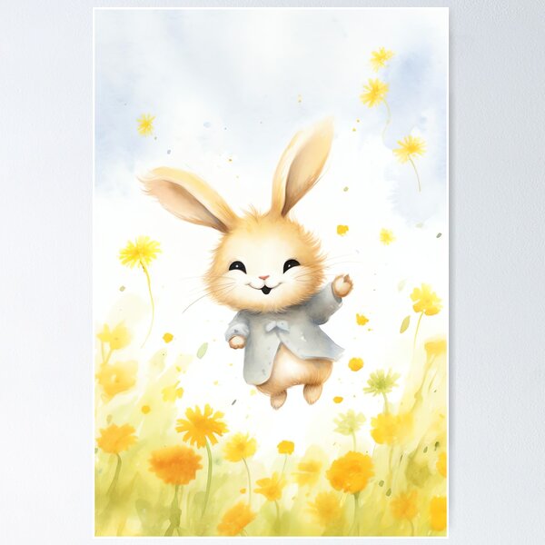 Item preview, Cute bunny designed and sold by cute-animals99.