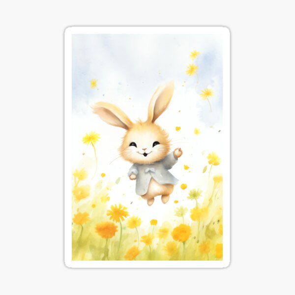 Item preview, Cute bunny designed and sold by cute-animals99.