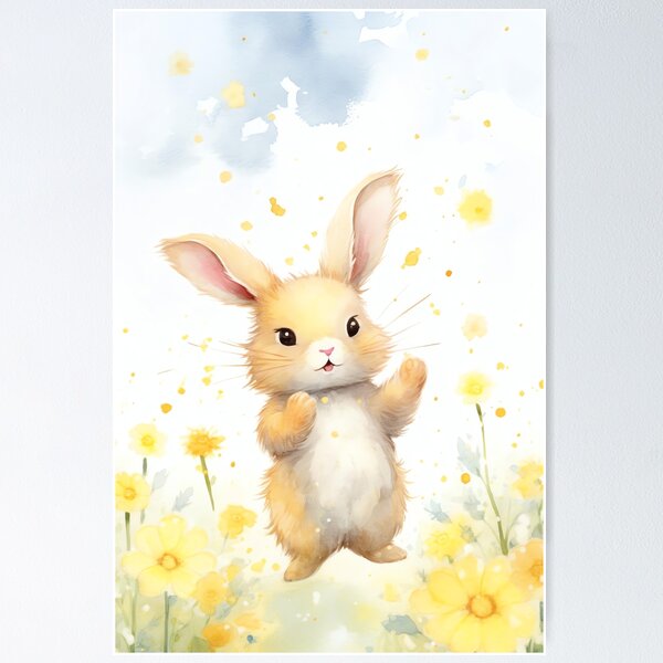 Item preview, Cute rabbit designed and sold by cute-animals99.