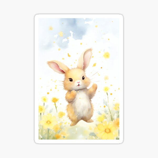 Item preview, Cute rabbit designed and sold by cute-animals99.