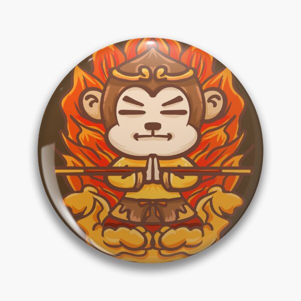 Item preview, Sun Wukong Monkey Spirit #2 designed and sold by savasanaqueen.