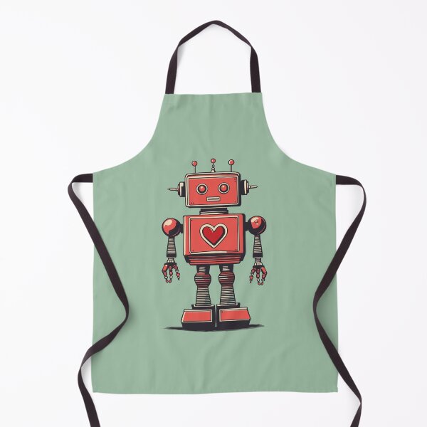 Item preview, Vintage Retro Tin Robot Illustration designed and sold by SirenSeventyOne.