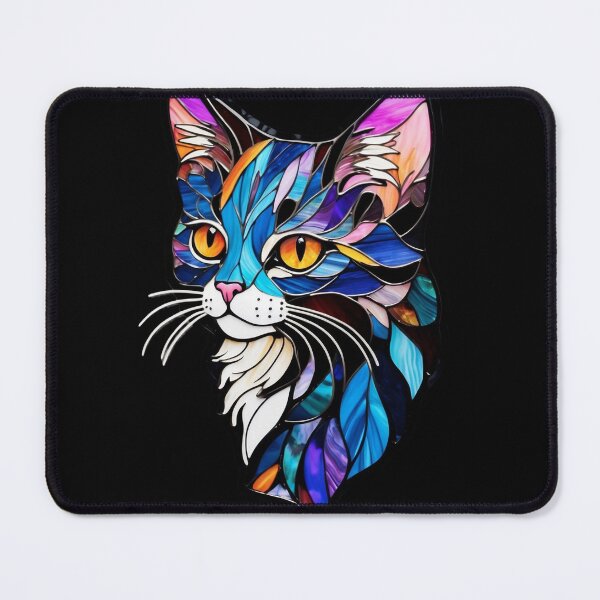 Item preview, Stained Glass Calico Cat designed and sold by Desfix.