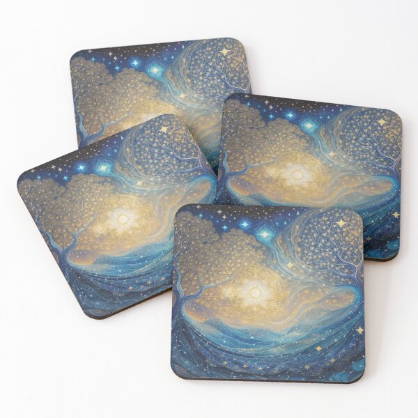 Item preview, 002 Whimsical illustration of a Magical Night designed and sold by Alexis Art Collection.