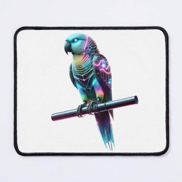 Item preview, Rainforest Raver - Neon Parrot designed and sold by MrAI-Store.