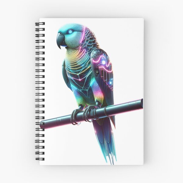 Item preview, Rainforest Raver - Neon Parrot designed and sold by MrAI-Store.