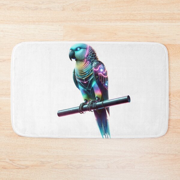 Item preview, Rainforest Raver - Neon Parrot designed and sold by MrAI-Store.