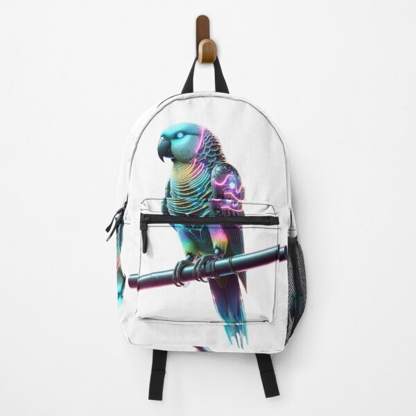 Item preview, Rainforest Raver - Neon Parrot designed and sold by MrAI-Store.