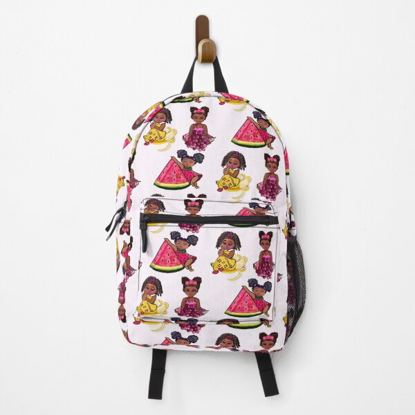 Item preview, Cute anime girls African American, Black girls cottage core fruit aesthetic Natural Afro hair princess designed and sold by Artonmytee.
