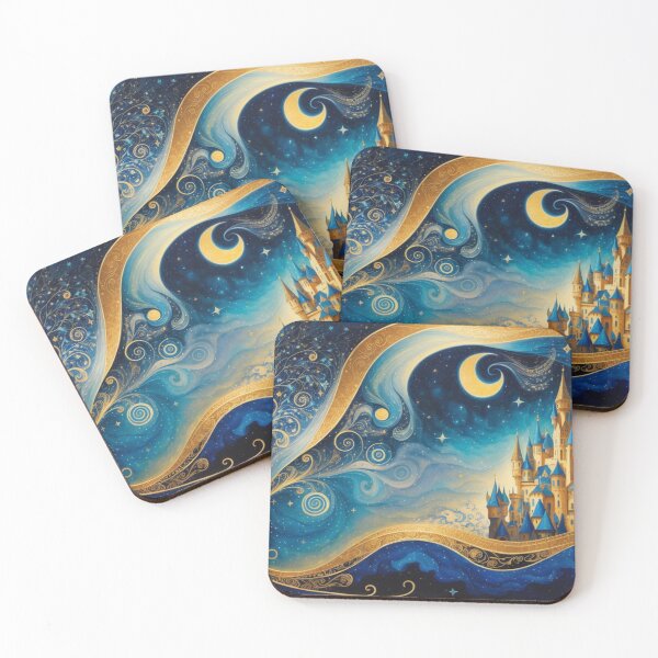 Item preview, 004 Whimsical illustration of a Magical Night designed and sold by Alexis Art Collection.