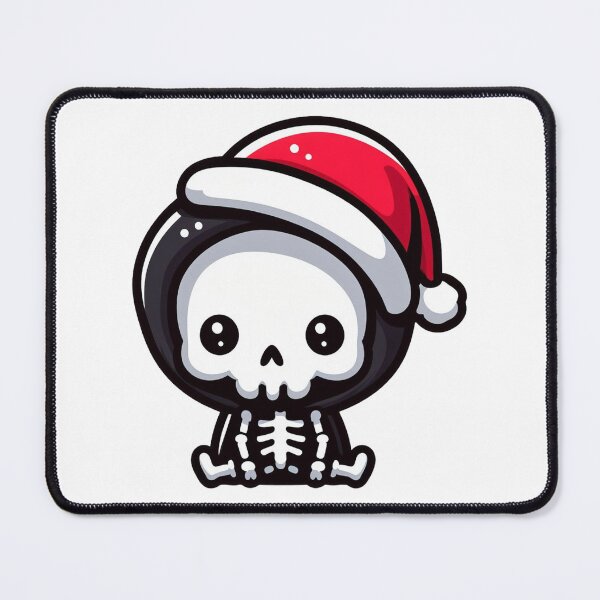 Item preview, Cute Grim reaper with santa hat designed and sold by Wxjtecki.
