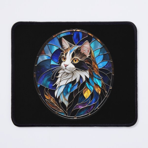Item preview, Stained Glass Calico Cat designed and sold by Desfix.