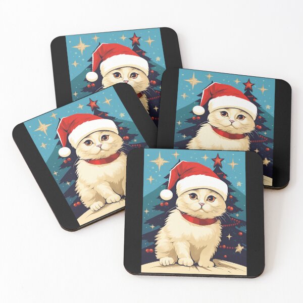 Item preview, Lovely Cat With Christmas Hat designed and sold by GageStore.