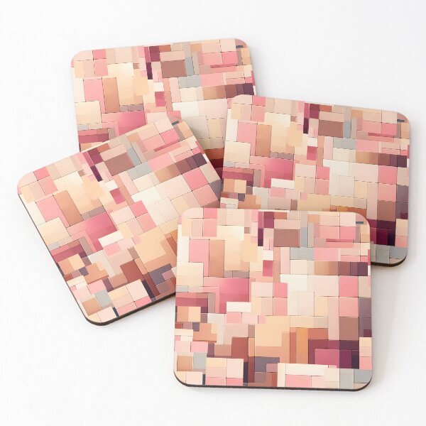 Item preview, Pink tiles designed and sold by violethue.