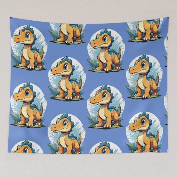 Item preview,  "Prehistoric Cutie: Baby Dinosaur Delight" designed and sold by ArtistKunal123.