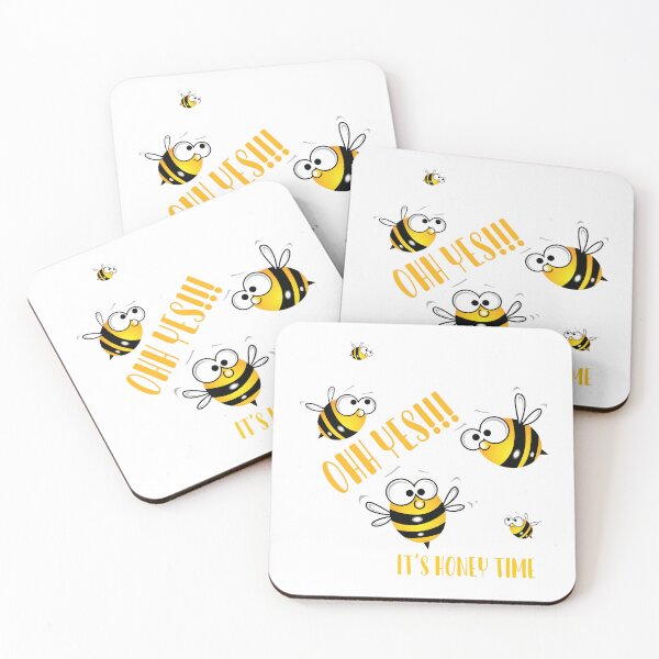 Item preview, oh yes it sa honey time,honey bee,flies,text,flaying bee designed and sold by Designstation74.