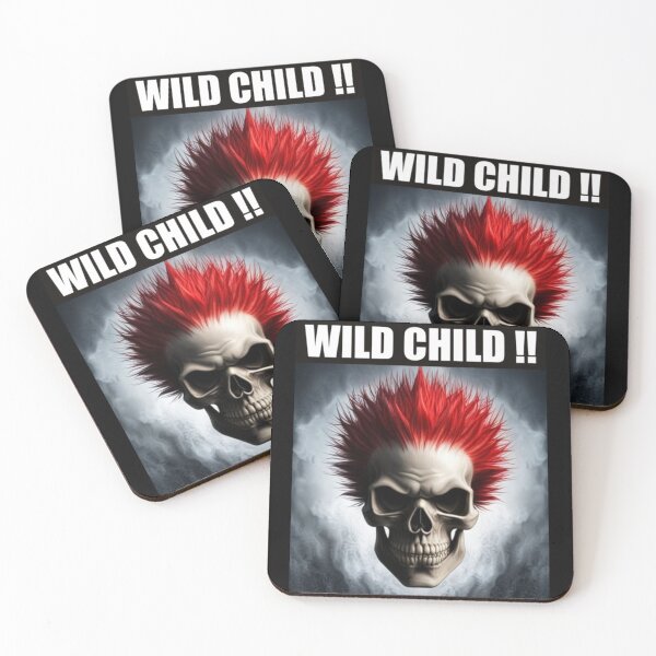 Item preview, Wild child skull designed and sold by TheDarkVault.