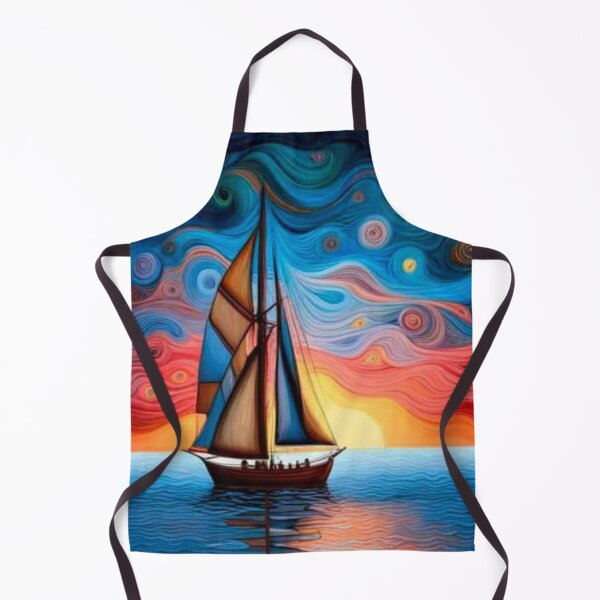 Item preview, Sailing under starry sky designed and sold by George Hutton Hunter.