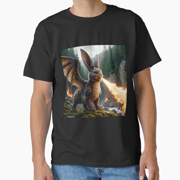 Feuerspeiender Hasendrache #13 Classic T-Shirt