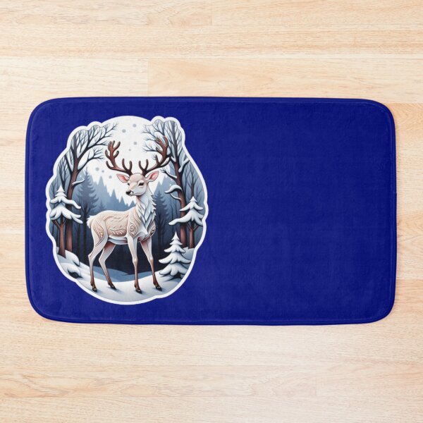 Item preview,   cozy winter fantasy white deer  designed and sold by aipaint.