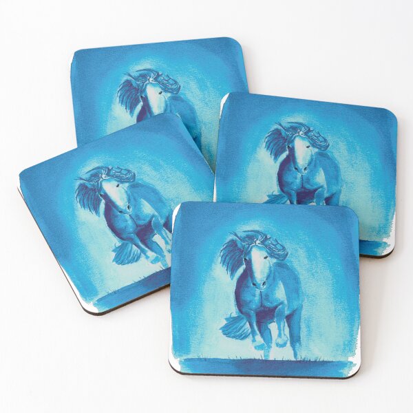 Item preview, Monochrome of a magnificent horse running designed and sold by Les illustrations d'Adėle L..