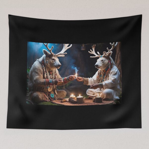 Item preview, Spiritual Tribe of the Forest: Bears with Antlers designed and sold by ZION-E-Store.