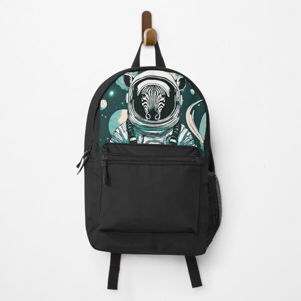 Item preview, Space Zebra (green-blue, teal) designed and sold by ZebraKnees.