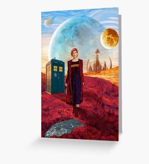 13th Doctor at gallifrey planet Greeting Card