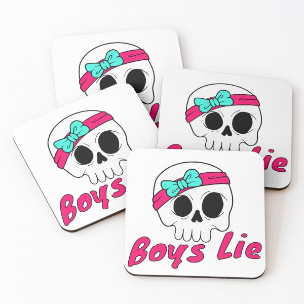 Item preview, Boys Lie - Girly Skull Pink Teal Hairbow designed and sold by defimo.