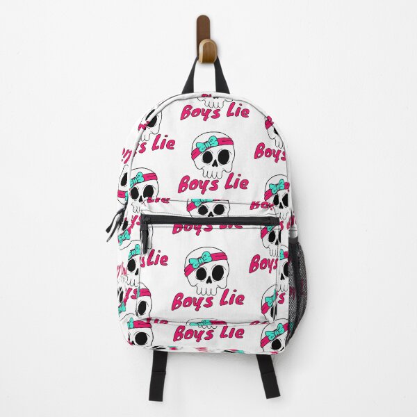 Item preview, Boys Lie - Girly Skull Pink Teal Hairbow designed and sold by defimo.