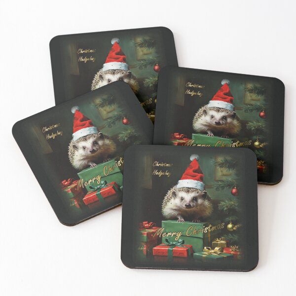 Item preview, Merry Christmas, Christmas Hedgehog, CrisMor-Art designed and sold by CrisMor-Art.