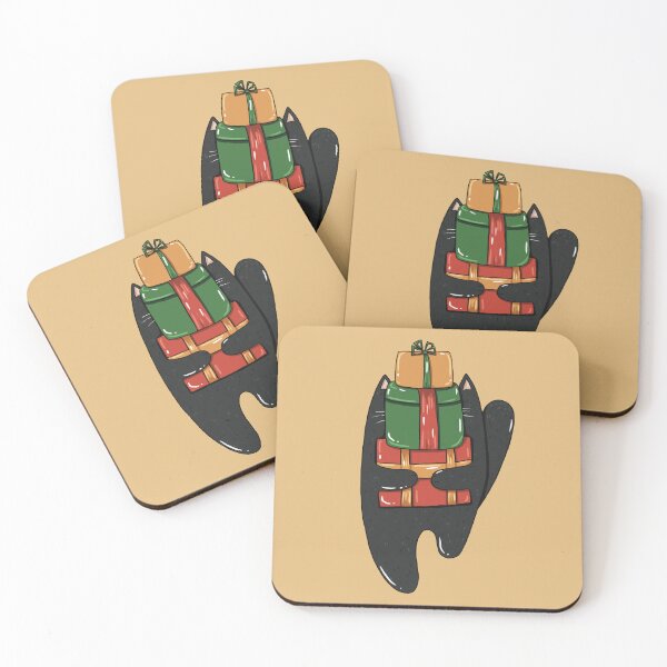 Item preview, Christmas Presents Cat Print designed and sold by Julia Sol.