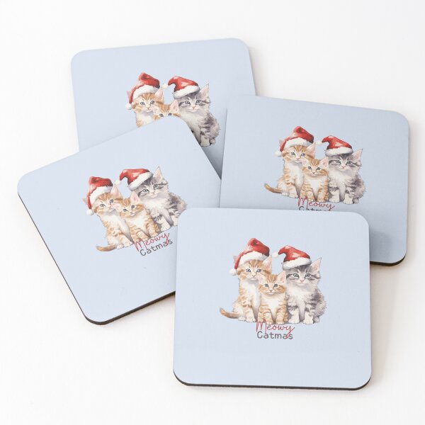 Artikelvorschau, Meowy Catmas Christmas Cats entworfen und verkauft von SunMoonMilk.
