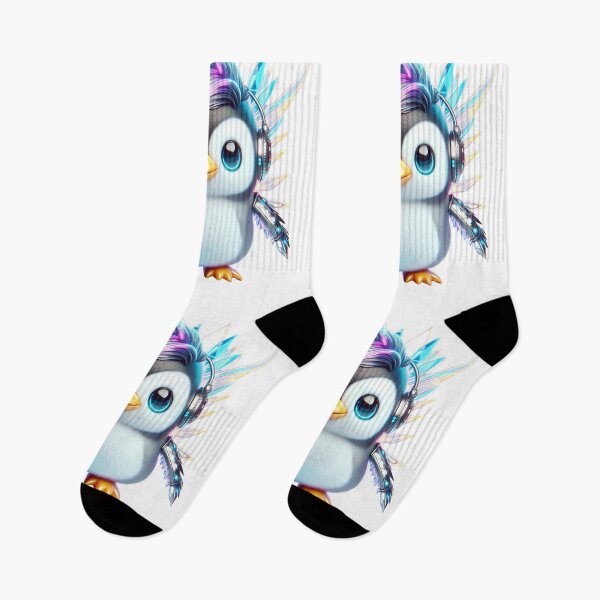 Aperçu de l'œuvre Explorateur glacé - Cyber Penguin créée et vendue par MrAI-Store.