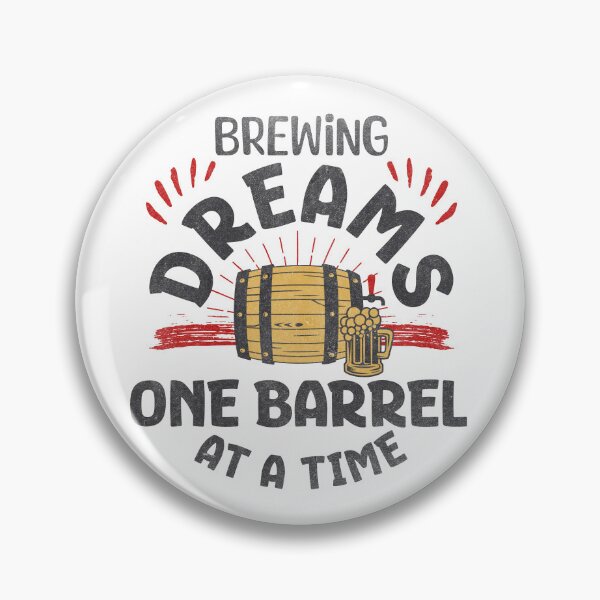 Item preview, Brewing Dreams one barrel at a time T-Shirt designed and sold by Retro-Rebellion.
