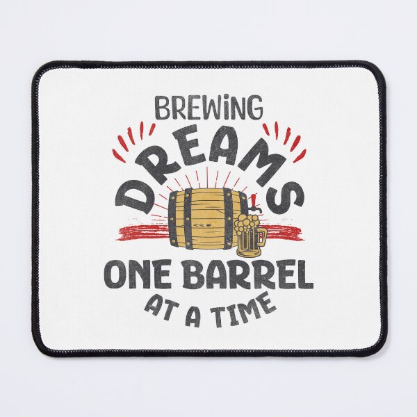 Item preview, Brewing Dreams one barrel at a time T-Shirt designed and sold by Retro-Rebellion.