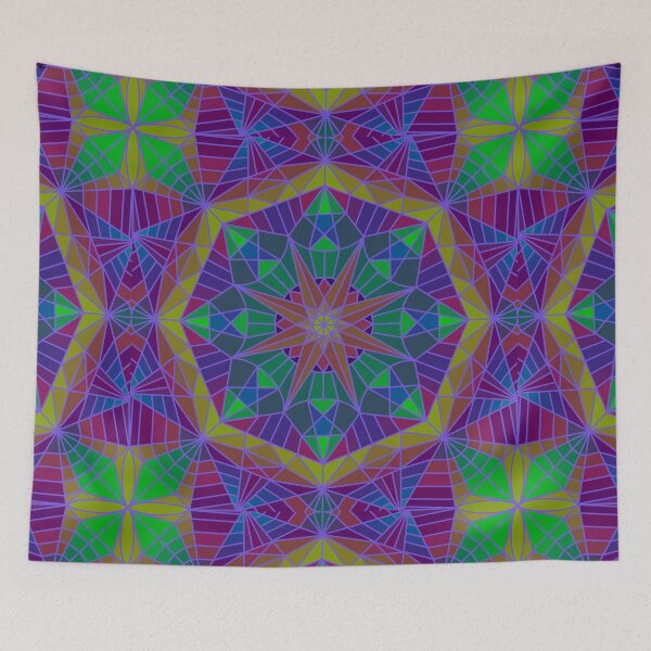 Item preview, summer night star mandala  designed and sold by Depression-Art.