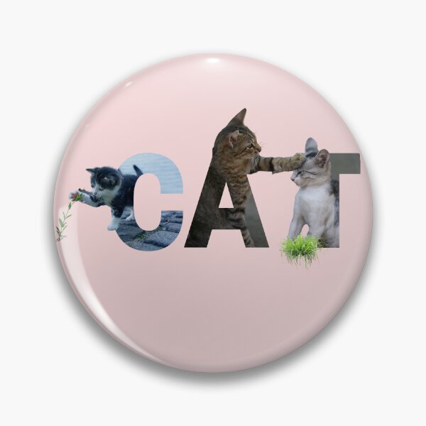 Item preview, A work where you touch a cat's three-dimensional letters and touch a cat designed and sold by Miya-ArtShop.
