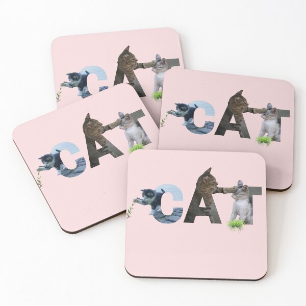 Item preview, A work where you touch a cat's three-dimensional letters and touch a cat designed and sold by Miya-ArtShop.