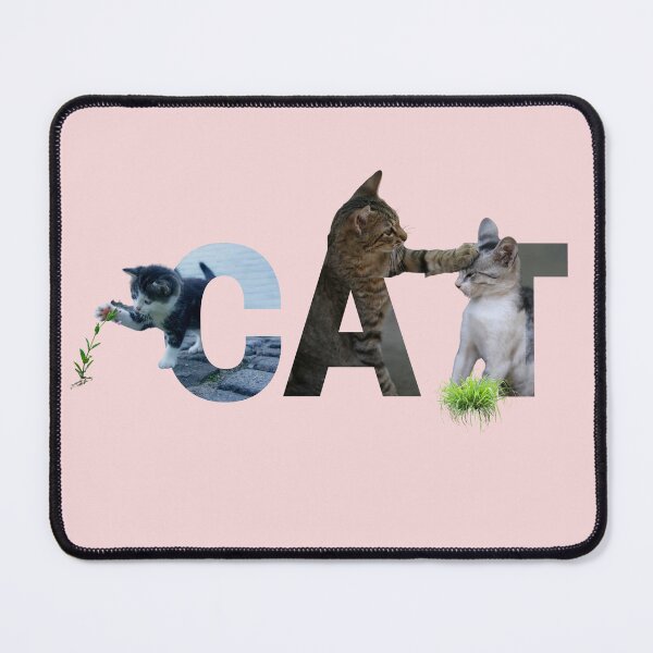 Item preview, A work where you touch a cat's three-dimensional letters and touch a cat designed and sold by Miya-ArtShop.