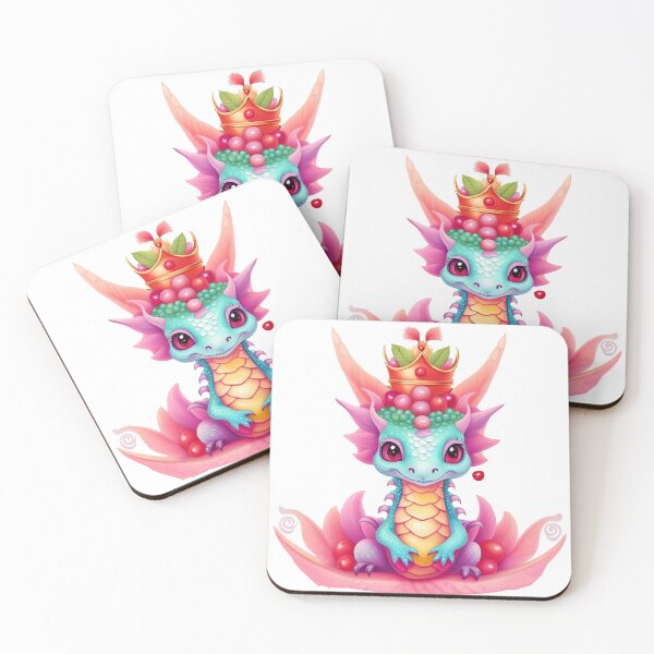 Item preview, Crowned Dragon: A Fun and Fruity Work of Art | Posters | Car Sticker | Phone cases | Wall Art | Home & Living | Gifts | Accessories Sticker designed and sold by MGBLSTORE.