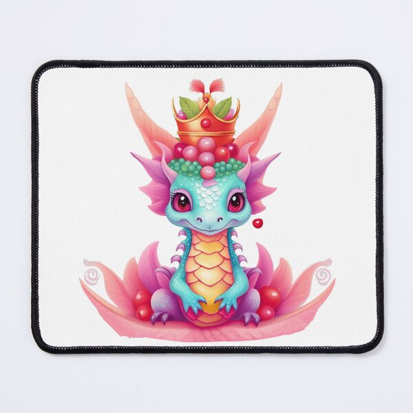 Item preview, Crowned Dragon: A Fun and Fruity Work of Art | Posters | Car Sticker | Phone cases | Wall Art | Home & Living | Gifts | Accessories Sticker designed and sold by MGBLSTORE.